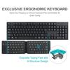 Foldable Bluetooth Keyboard Portable Wireless Rechargeable Ultra Slim Silent Key Board for Phone Accessories