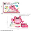 Children play at home toy electric simulation supermarket cash register cartoon frog animal shopping cart computer baby gift