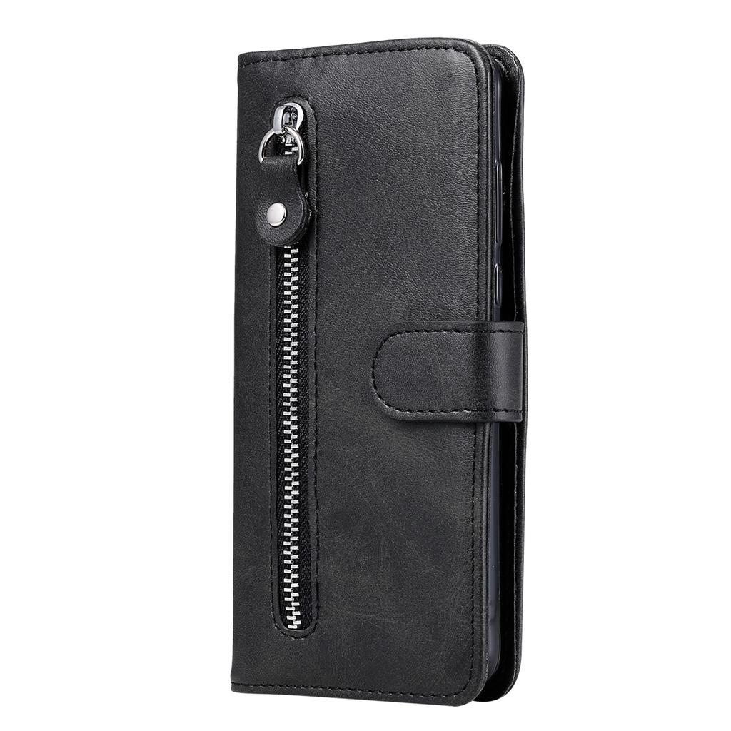 For Xiaomi 14T Case Zipper Wallet Calf Texture PU Leather Phone Cover