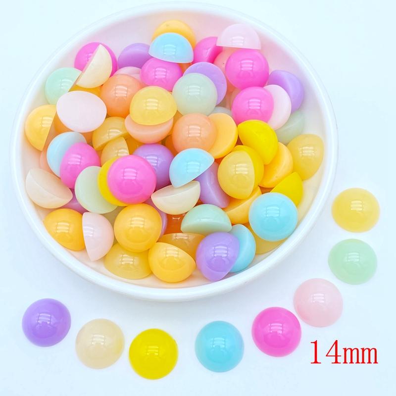 

30Pcs Resin Lovely Mixed Mini Solid Heart Flat Back Cabochon Scrapbook DIY Embellishments Accessories K27