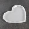 AEE4-5Pcs Silicone Coaster Moulds For Resin Cup Mats Mould Epoxy Casting Moulds Edge Heart Coaster Molds