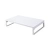 LIHIT LAB Computer Stand/Monitor Stand/Desk Stand, White, 39cm (W) X 25cm (D) X 8cm (H), Low, 15kg Load Capacity, A7330-0