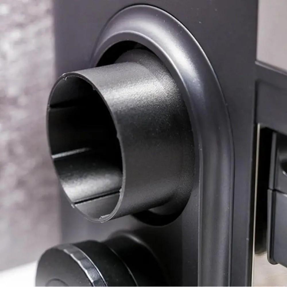 Black Coffee Handle Powder Ring Anti Flying Powder Portafilter Ring Coffee Dosing Funnel Barista