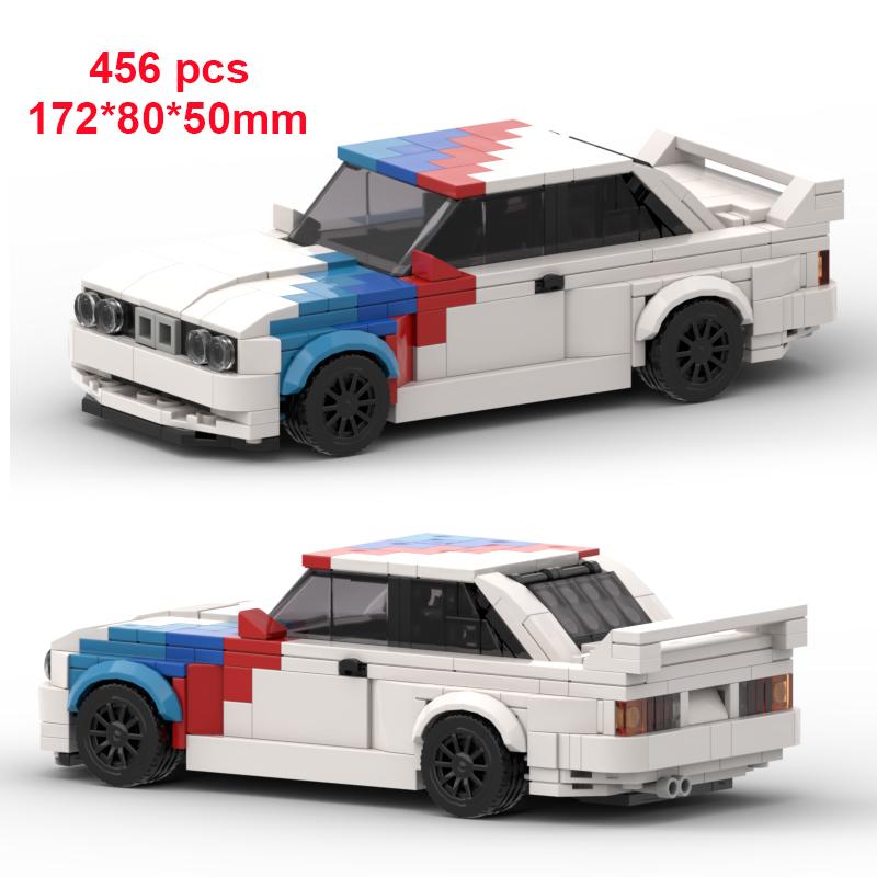 Technical Car Speed  Racing Vintage Car Building Blocks Sports City Vehicle Car Garage Off-road MOC Creative Toys