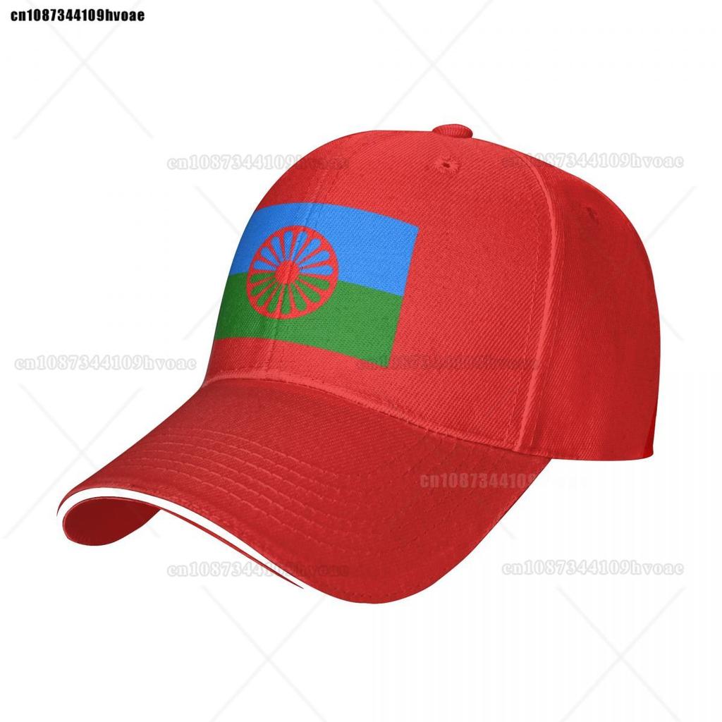 Flag Of The Romani People Baseball Cap Flag Art Female Male Custom Trucker Hat Summer Casual Kpop Adjustable Baseball Caps