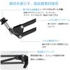 AKEIE Desktop Microphone Stand, Extendable Desk Arm Holder, Foldable Microphone Arm, Adjustable Angle and Height, Microphone Holder, Clamp, Audio