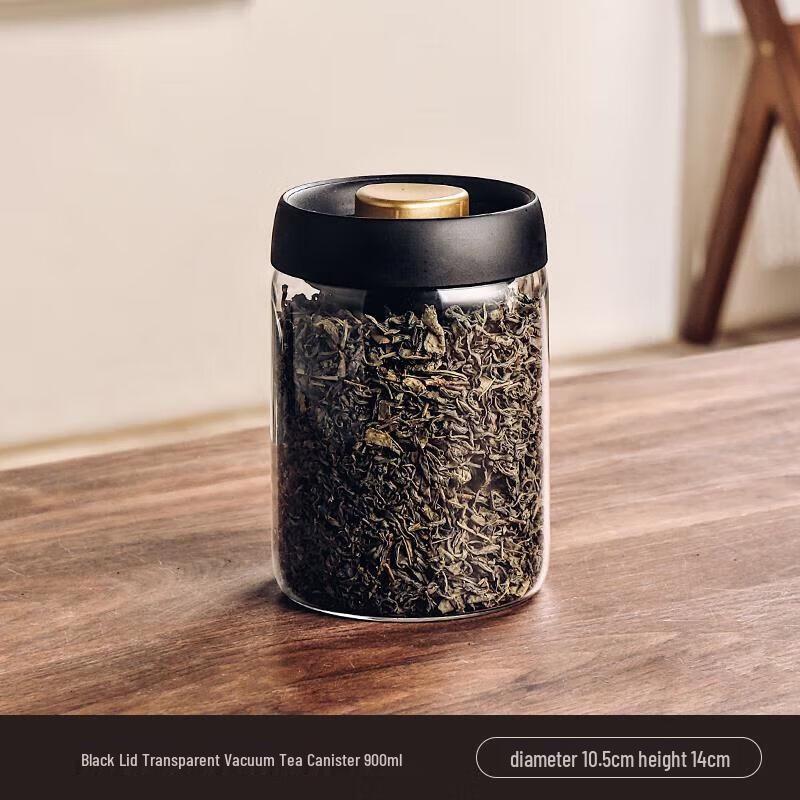 

Pine Rhythm Clear Tea Storage Caddy 900ml