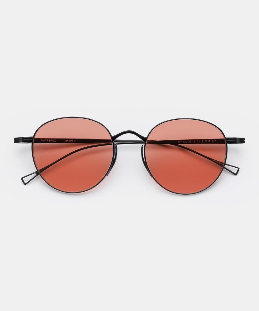 Maeteupeojeu Mp-13 Titanium Sunglasses Red Black
