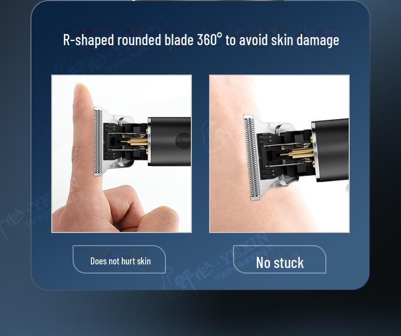Electric Hair Clipper T9 for Shaving and Haircuts – Perfect for Oily Hair and Bald Heads.