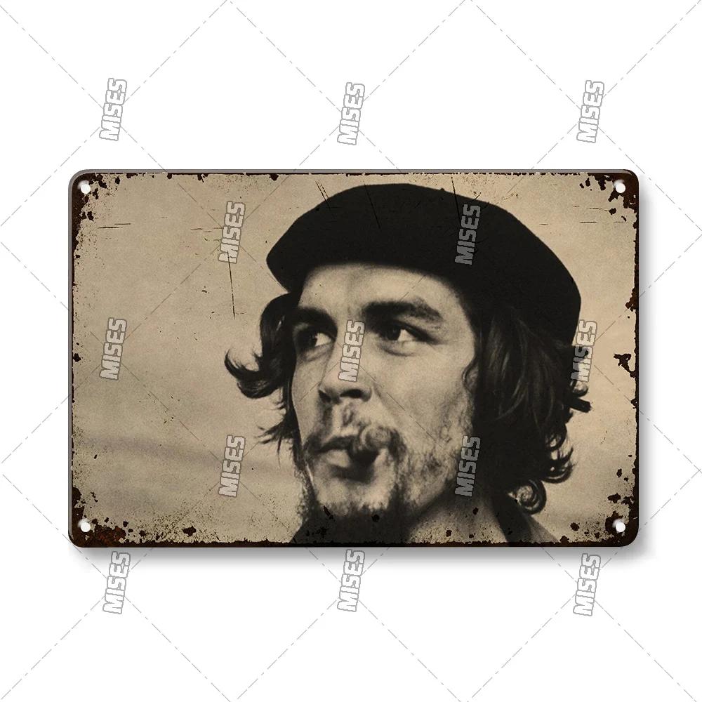 

MISES 2008 Classic Movie Che Guevara Metal Poster Old Metal Tin Sign Retro Metal Plaque Wall Plate Home Club Industrial Decor 20x30cm