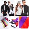 Cravatta Unisex Pre-annodata con Paillettes Cravatta Scintillante Glitter per Costume da Festa