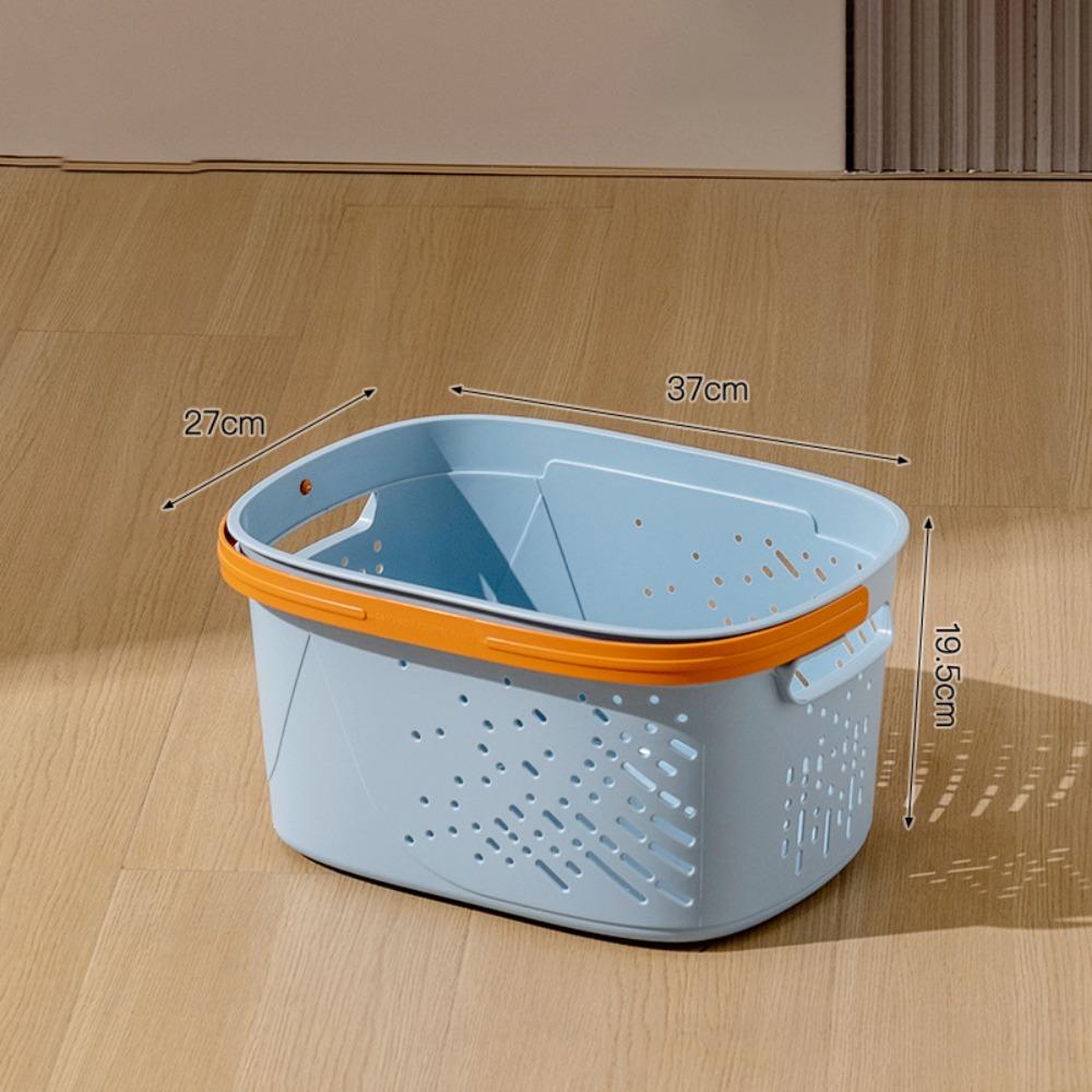 Large Capacity Dirty Clothes Basket with Handle Portable Bathroom Laundry Basket Hollow Storage Box Multifunction 2690₽
