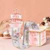 Schwarzgoldene Geburtstags-Geldschein-Geschenkbox „Happy Birthday“ Bargeld-Geschenkbox Bargeld Rosagold Geldscheinklammer Überraschungs-Geburtstagsparty-Zubehör