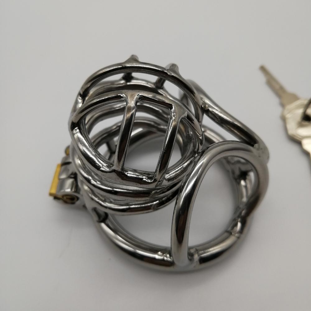 Prévenir les relations sexuelles extraconjugales, Cage à coq, dispositif de chasteté masculine en acier inoxydable, serrure à pénis, anneau pénien, ceinture de chasteté, jouet sexuel, M128