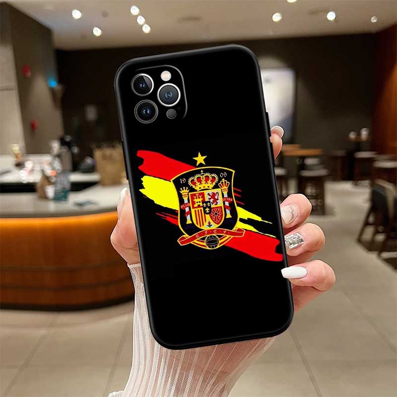 RE54 Spain Flag New High-End Shell Phone Case for Xiaomi Poco F8 M4 M5 M6 M7 X3 X6 X7 Pro GT NFC Ultra