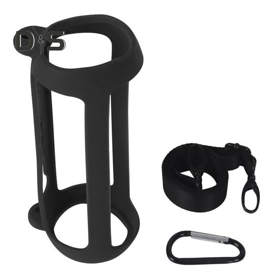 

Силиконовый чехол для динамика для JBL Charge 5, водонепроницаемый портативный Bluetooth-совместимый чехол для динамика, защитный чехол для переноски, мягкий чехол чёрный