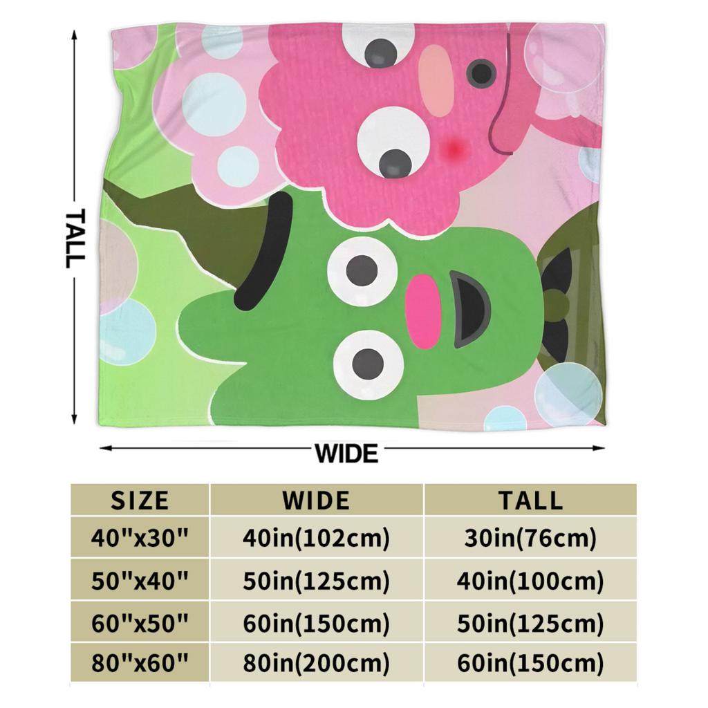 Noodle Pals Micro Super Simple Songs Blankets  Warm Print Plush Bedding Throws For Bedroom Picnic Flannel Bedspread Bed Cover