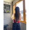 [Keren Cotton] Spice Girl Sexy Halter Black Beautiful Neck Suspender Vest Women's Summer Slim Short On