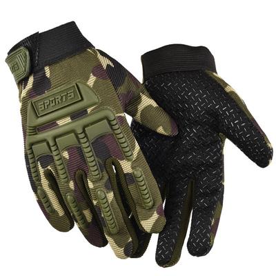 Guanti Tattici Guanto da Ciclismo Outdoor per Bambini 6-11 Anni Ragazzi Sport Arrampicata Pesca Guanti Antiscivolo Dita Intere W18