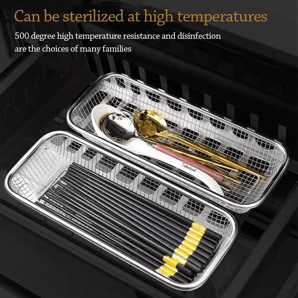 New Stainless Steel Washing basket Square Handles Storage Baskets Vegetable Storage Basket Mesh Colander