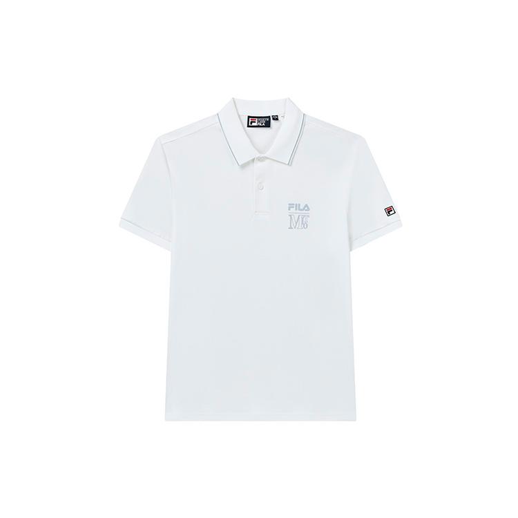 New FILA Polo Shirts Men's Standard White F11M238105F-WT