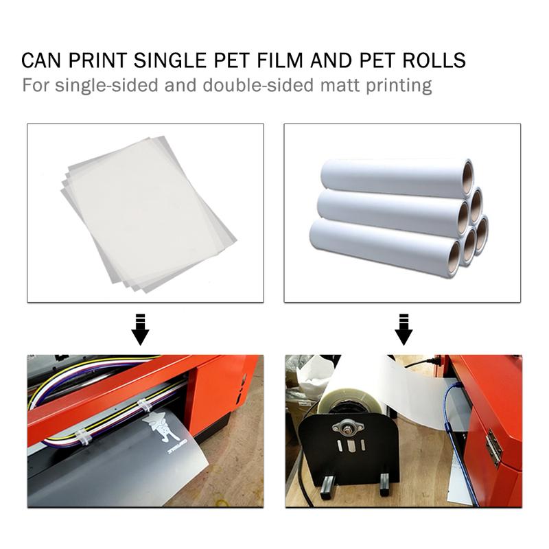 20PCS A4 PET Film For Epson L800 L805 L8058 L18058 Printer Directly Print Film and Trasnfer Print for hoodies Jeans dtf printer