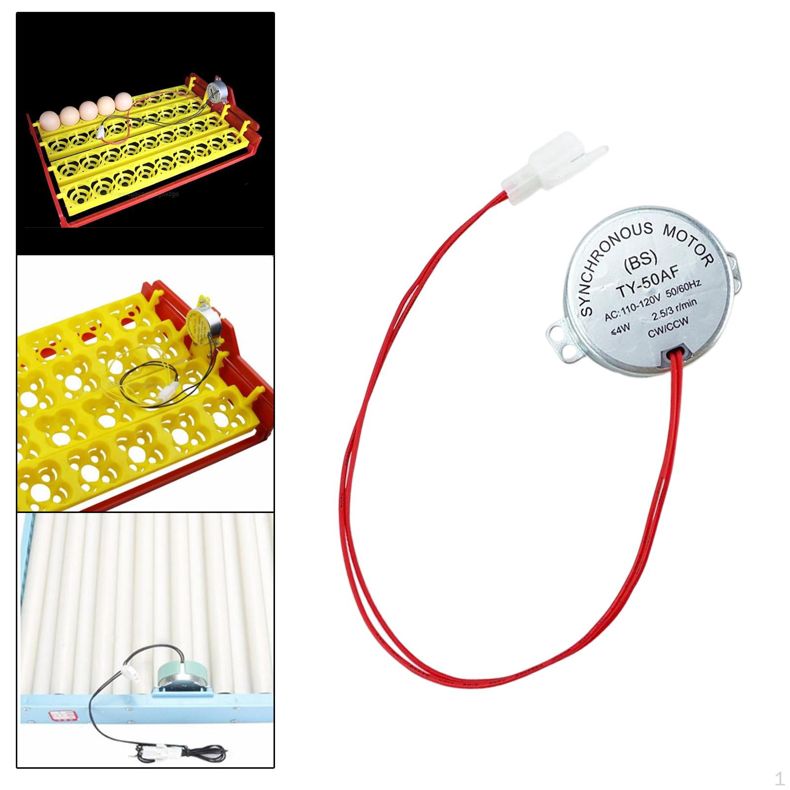 

Двигун для обертання яєць для автоматичного обертання лотка інкубатора 2,5 об/хв змінного струму 220 В AC 110V