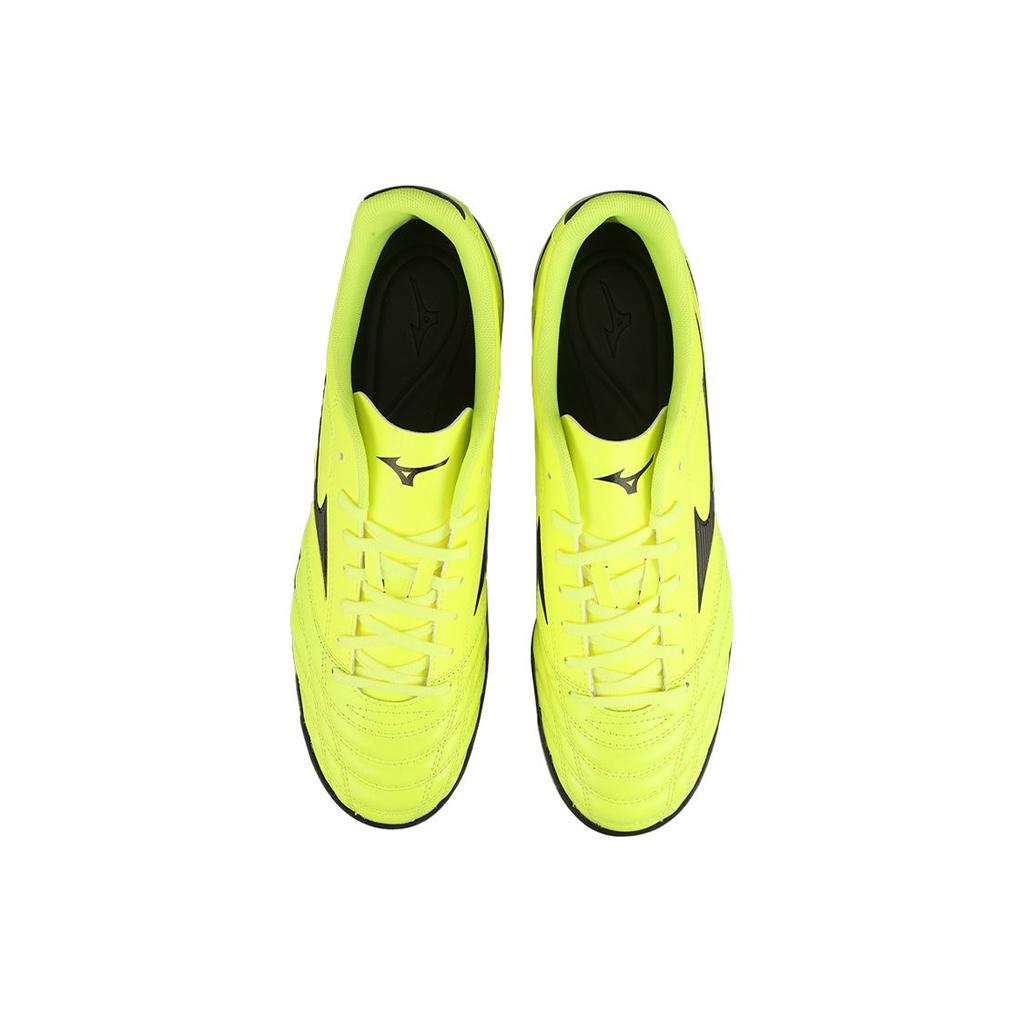 Mizuno Loose Round Head Mid-End AG (Rubber Short Stud) Shock Absorbing Anti-Slip Soccer Shoes Men Soccer Shoes Yellow Black P1GA239312