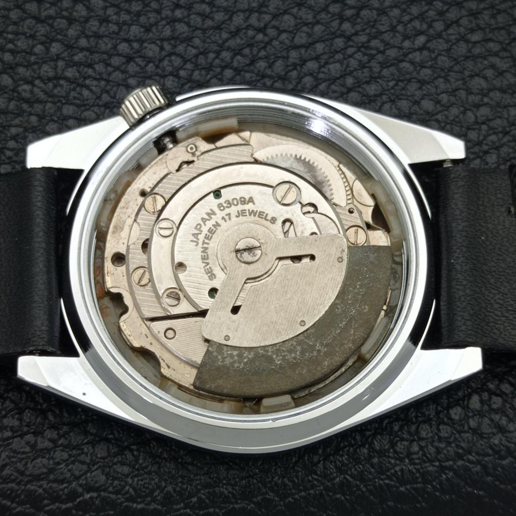 REFURBISHED JAPAN MADE SEIKO 5 AUTOMATIC MENS WATCH BLACK DIAL CUSTOM A440118-2 QV90-a440118
