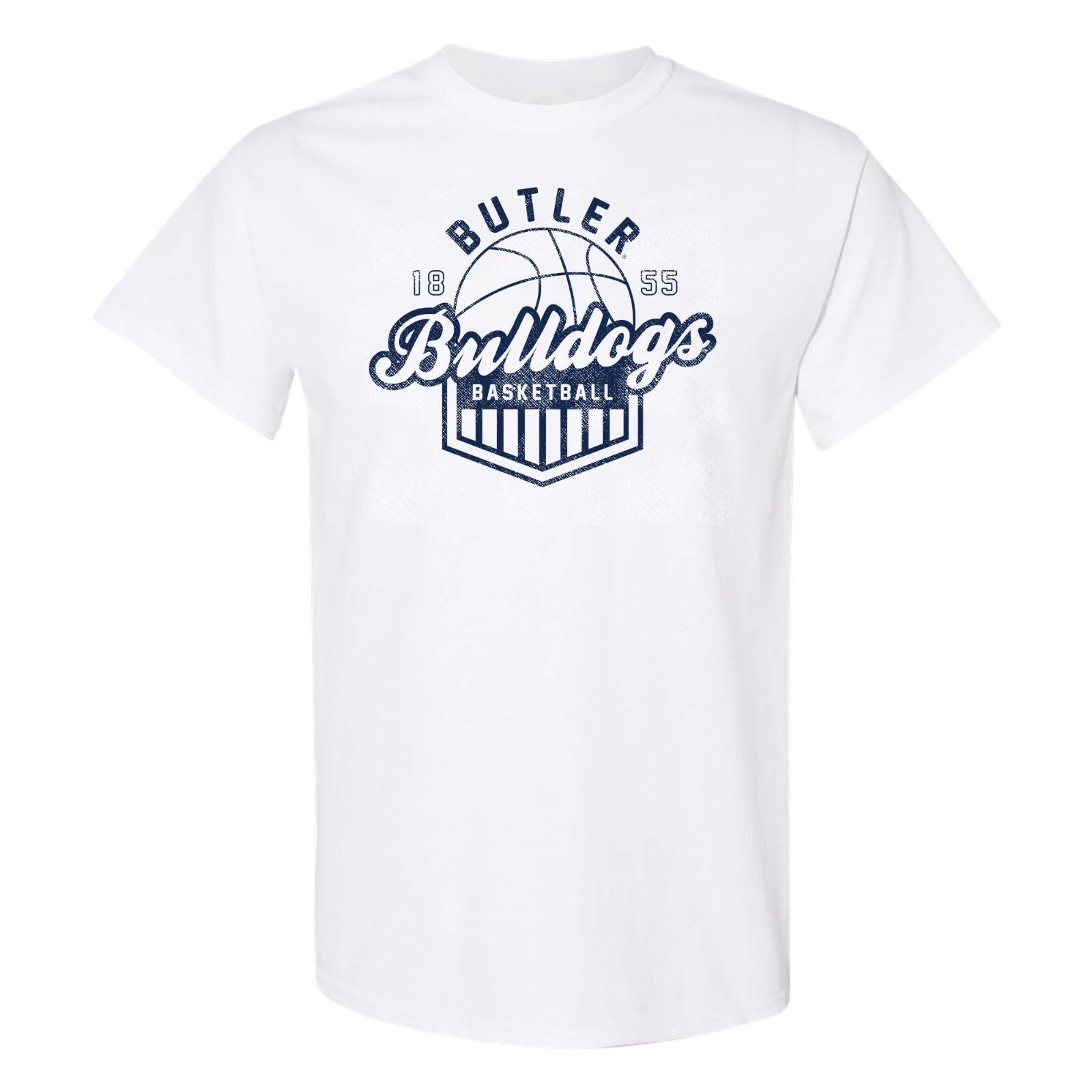 Butler Bulldogs Vintage Basketball Shield Licensed Unisex T-Shirt 2XL