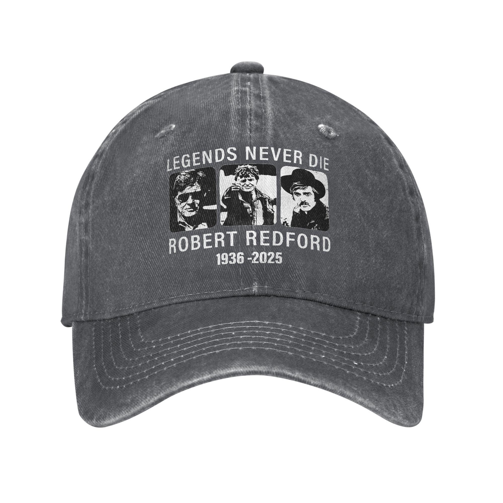 Legends Never Die Rip Robert Redford Gorra De Béisbol Informal Para Adolescentes Unisex Verano Kpop Rock Gorra De Camionero Gorr