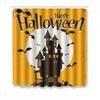 Halloween Shower Curtain Floor Mat Combination Four-Piece Set Kitchen Absorbent Non-Slip Carpet Bedroom Door Mat