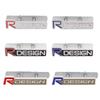 3D Metal Rdesign R Design Front Grill Car Badge Sticker Emblem Decal Decoration For XC40 XC60 XC90 V90 S90 S60 V60 V40 C70