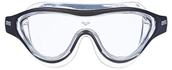 Unisexe Noir Taille unique /& Étui à Lunettes de Natation Masque avec Verres Larges Protection contre les UV Mixtes arena Lunettes de Natation Adultes The One Mask Antibuée Noir//Blanc//Fuchsia