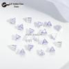 Strass con Griffa a Triangolo: Zircone di Vetro Cristallino 4x4/5x5mm per Braccialetti Fai da Te