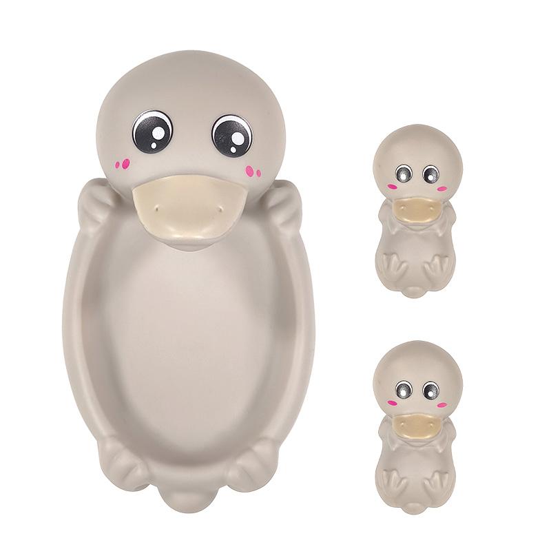 Non-Toxic 4 Pcs Baby Bathroom Floating Animal Sea Lion Hippopotamus Water Children Summer Swimming Pool Bath Toys For Gifts