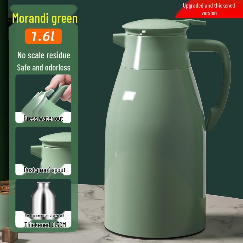 Large Capacity Glass Liner Warm Water Thermos - New Model for Dorms and Homes