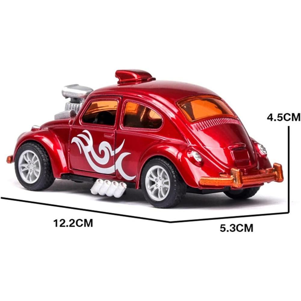 1/36 Scale Diecasts Toy Vehicles Beetle Modified Classic Car Model Car Alloy Pull Back Collection Toy Cars Model Gifts
