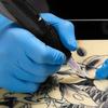 100 Stück Große Größe Tattoo Stift Beutel Tattoo Stift Maschine Hüllen Schwarz Blau Selbstklebende Hüllen Tattoo Zubehör