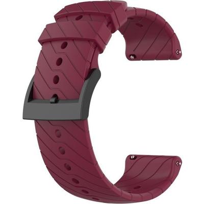 Silicone Strap for Suunto 9 24 - Wine Red