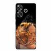 6.79" For Poco M6 4G Case POCOM6 Phone Cover Black Silicone Soft Back Cover Case For Xiaomi Poco M6 4G Case M 6 Protective Coque