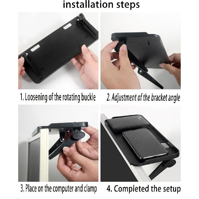 Adjustable TV Screen Top Storage Shelf Computer Monitor Screen Top Storage Rack TV Media Box Router Shelf Rack Home Organizer Cup Holders 5