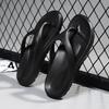 Men Slippers Flip Flops 2025 Summer Flat Shoes Non-slip Fashion Soft Trendy Open Toe Home Breathable Men Outdoor Beach Slippers