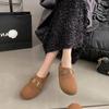 Fashion Shoes Cover Toe Ladies' Slippers Slipers Women 2025 Spring Retro Slides Shoes Cover Toe Woman's Slippers Slides 2025 Spring
