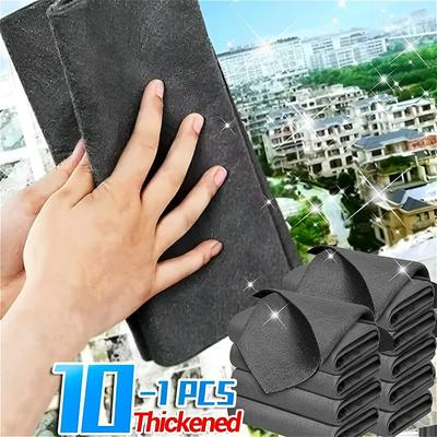 1/10PCS Thickened Magic Cleaning Cloths Reusable Microfiber Washing Rag Car Window Glass Wipe Towel Kitchen Clean Tool Wholesale
