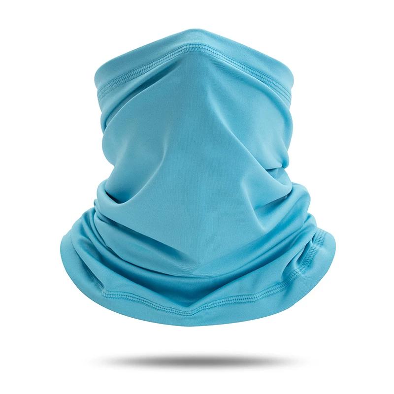 Outdoor Sun Protection Mask, Ice Silk Scarf, Men's Neck Gaiter, Women's Neck Scarf, Summer Thin Style, Cycling Bicycle Neck Protector