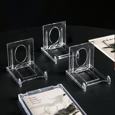 10/20Pcs Mini Display Stand Clear Acrylic Display Easels Adjustable Plate Holder Stand Picture Frames Rack Wedding Home Decor