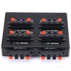 SP-24 Mini 2-IN-4-OUT Stereo Audio Amplifier Switcher Box Speaker Splitter