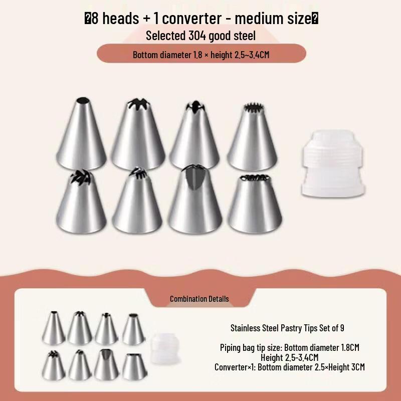 Professional Cake Decorating Piping Nozzle
