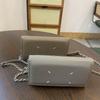 Genuine Leather Women's Chain Bag 2024 - Korean & Japanese Fashion Small Oblique Shoulder Bag, First Layer Cowhide, Niche Design